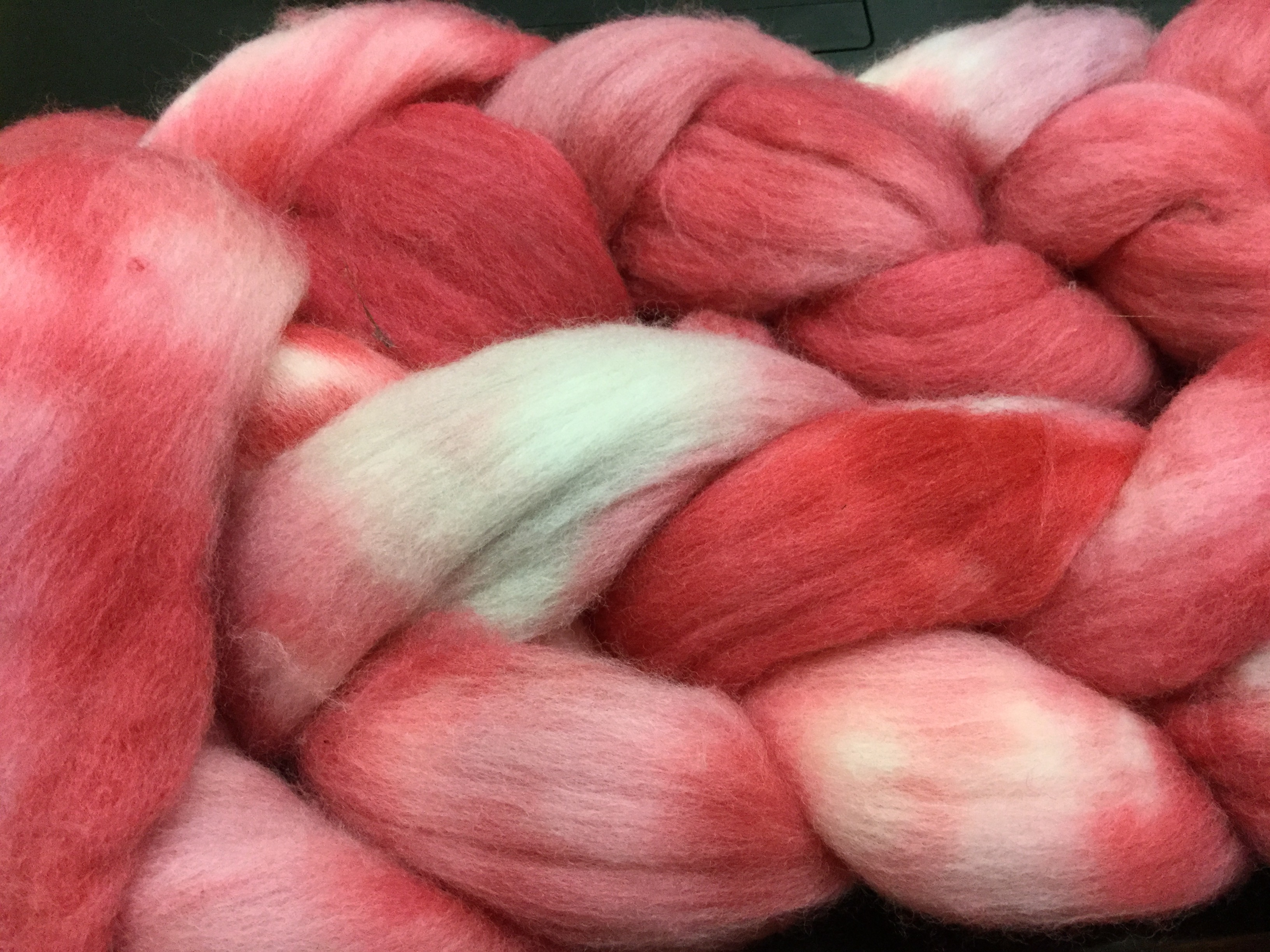 18.5 Micron Super Fine Merino Combed Top - 4 oz (115 g) Red Rover